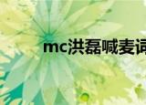mc洪磊喊麦词大全（洪磊喊麦词）
