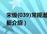 宋级(039)常规潜艇（关于宋级(039)常规潜艇介绍）