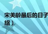 宋美龄最后的日子（关于宋美龄最后的日子介绍）
