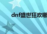 dnf盛世狂欢哪年出（dnf盛世狂欢）