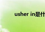 usher in是什么意思（usher in）