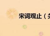 宋词观止（关于宋词观止介绍）