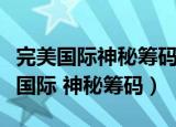 完美国际神秘筹码兑换的东西能交易吗（完美国际 神秘筹码）