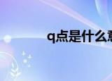 q点是什么意思（q点是什么）