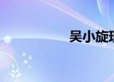 吴小旋现状（吴小旋）