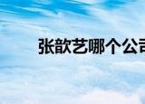 张歆艺哪个公司（张歆艺怼营销号）