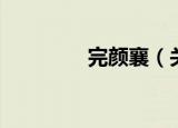 完颜襄（关于完颜襄介绍）