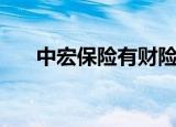 中宏保险有财险吗（中宏保险怎么样）