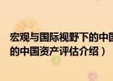宏观与国际视野下的中国资产评估（关于宏观与国际视野下的中国资产评估介绍）
