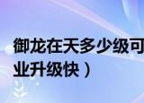 御龙在天多少级可以转职业（御龙在天什么职业升级快）