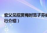 宏父见招赏梅时范子芬欲行（关于宏父见招赏梅时范子芬欲行介绍）