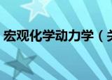 宏观化学动力学（关于宏观化学动力学介绍）