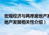 宏观经济与两岸房地产发展相关性（关于宏观经济与两岸房地产发展相关性介绍）