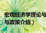 宏观经济学理论与政策（关于宏观经济学理论与政策介绍）