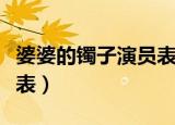 婆婆的镯子演员表姑姑是谁（婆婆的镯子演员表）