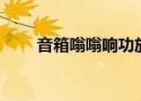 音箱嗡嗡响功放坏了（音箱嗡嗡响）