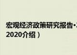 宏观经济政策研究报告·2020（关于宏观经济政策研究报告·2020介绍）
