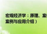 宏观经济学：原理、案例与应用（关于宏观经济学：原理、案例与应用介绍）