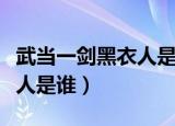 武当一剑黑衣人是谁是不闻吗（武当一剑黑衣人是谁）