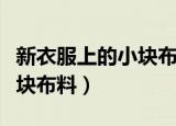 新衣服上的小块布料（有的新衣服会自带一小块布料）