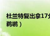 杜兰特复出拿17分（杜兰特复出17分篮网胜鹈鹕）