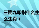 三跪九叩指什么生肖动物答案（三跪九叩指什么生肖）