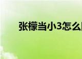张檬当小3怎么回事（张檬被骂小三）