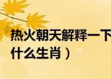 热火朝天解释一下是什么生肖（热火朝天指的什么生肖）