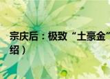 宗庆后：极致“土豪金”（关于宗庆后：极致“土豪金”介绍）