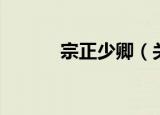 宗正少卿（关于宗正少卿介绍）