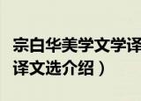 宗白华美学文学译文选（关于宗白华美学文学译文选介绍）