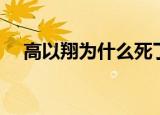 高以翔为什么死了（高以翔为什么去世）