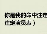 你是我的命中注定演员表傅菁（你是我的命中注定演员表）