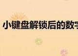小键盘解锁后的数字打不出来（小键盘解锁）