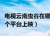 电视云南虫谷在哪个平台上映（云南虫谷在哪个平台上映）