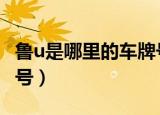 鲁u是哪里的车牌号和鲁b（鲁u是哪里的车牌号）