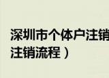 深圳市个体户注销流程及费用（深圳市个体户注销流程）