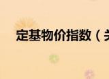 定基物价指数（关于定基物价指数介绍）