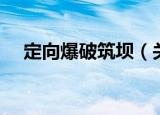定向爆破筑坝（关于定向爆破筑坝介绍）
