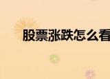 股票涨跌怎么看图（股票涨跌怎么看）