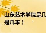 山东艺术学院是几本是公办吗（山东艺术学院是几本）