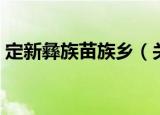 定新彝族苗族乡（关于定新彝族苗族乡介绍）