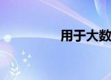  用于大数据的小型调制器