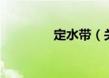 定水带（关于定水带介绍）