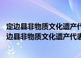 定边县非物质文化遗产代表性传承人管理办法 暂行（关于定边县非物质文化遗产代表性传承人管理办法 暂行介绍）