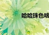 哈哈珠色啥意思（哈哈珠色）