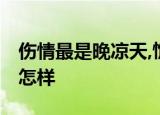 伤情最是晚凉天,憔悴斯人不堪言 这首诗写的怎样