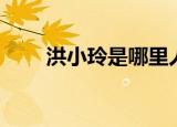 洪小玲是哪里人（洪小玲个人资料）