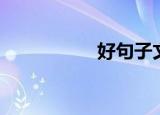 好句子文案（好句子）