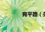 宛平路（关于宛平路介绍）